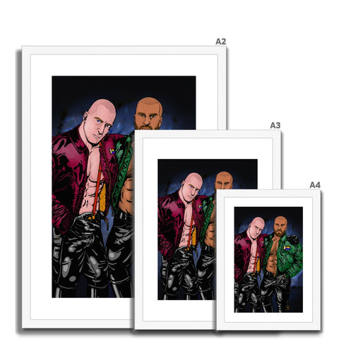 Skins & Pride - Vivid Framed & Mounted Print
