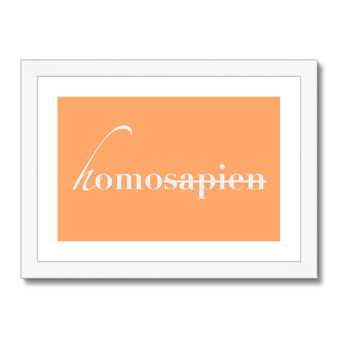 homosapiens Framed & Mounted Print