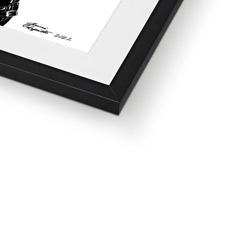 Skin & Pride - B&W Framed & Mounted Print