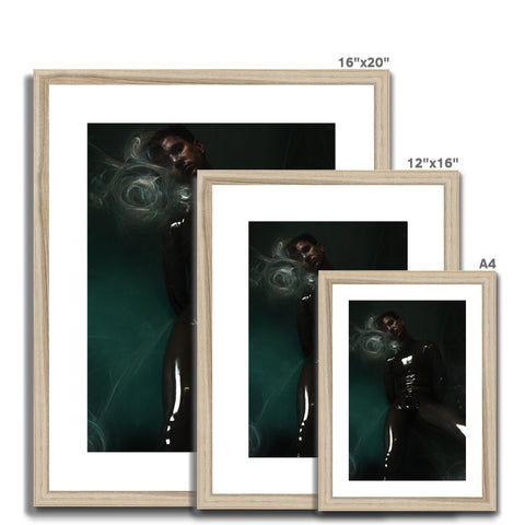 rub me. Framed & Mounted Print