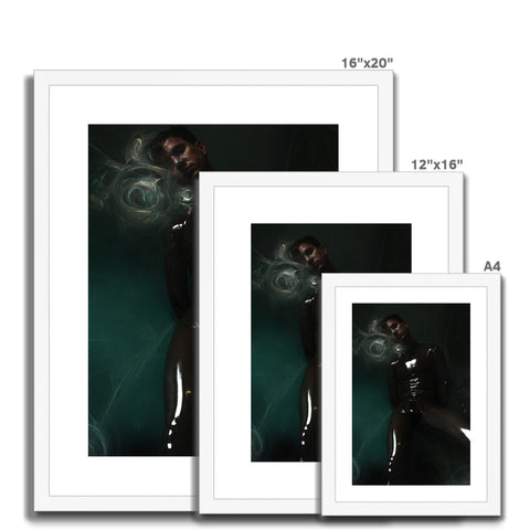 rub me. Framed & Mounted Print