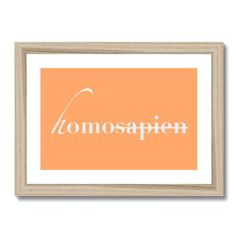 homosapiens Framed & Mounted Print