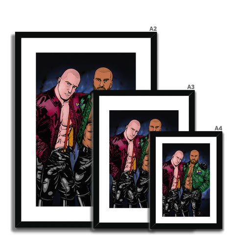Skins & Pride - Vivid Framed & Mounted Print