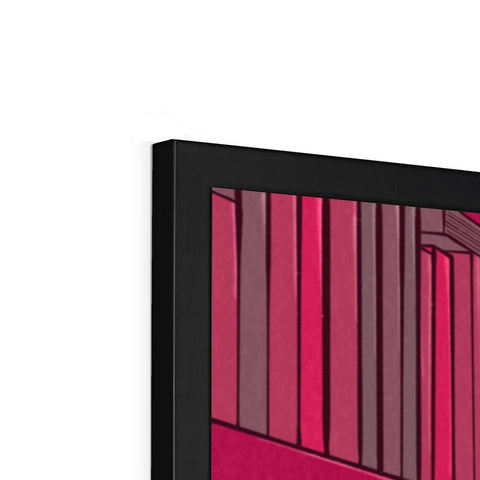 Lust At The Book Store Framed Print