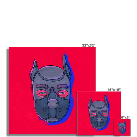 Head of Pup Play, The Department Heads Fine Art Print