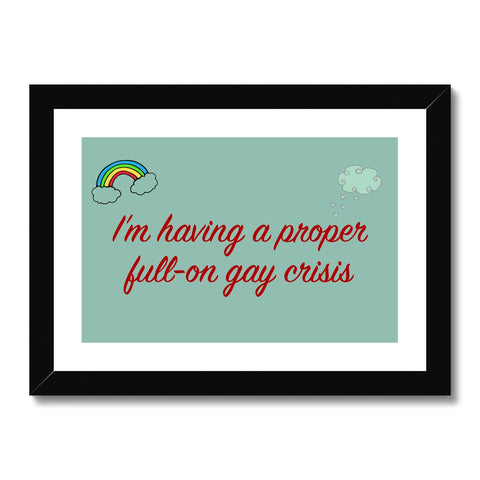 Heartstopper - Gay Panic Framed & Mounted Print