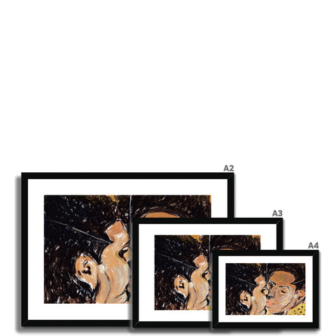 Mirror Kiss Framed & Mounted Print
