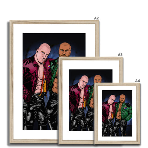 Skins & Pride - Vivid Framed & Mounted Print