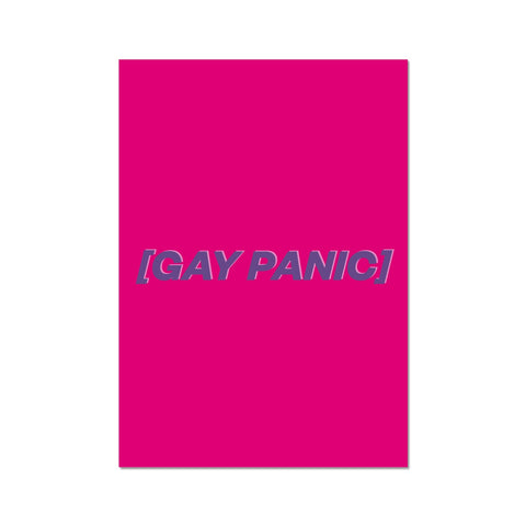 Gay Panic - Dark Fine Art Print