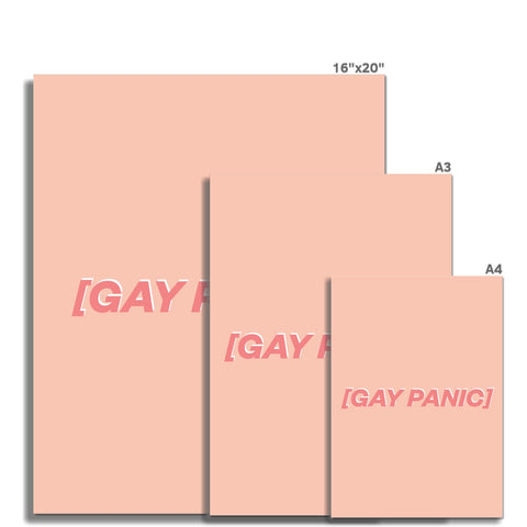 Gay Panic Fine Art Print