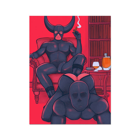 The Red Room Fine Art Print