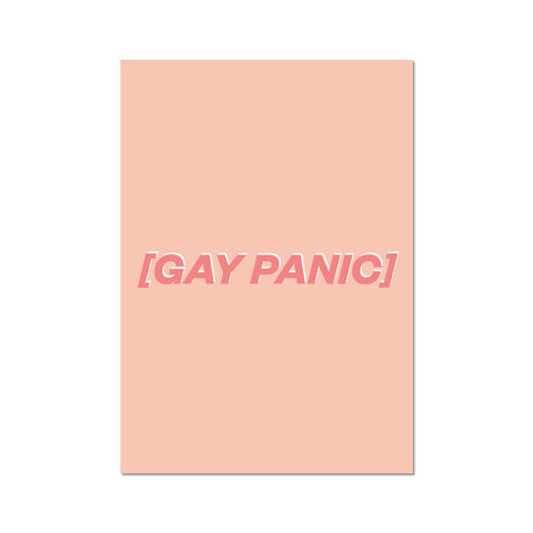 Gay Panic Fine Art Print