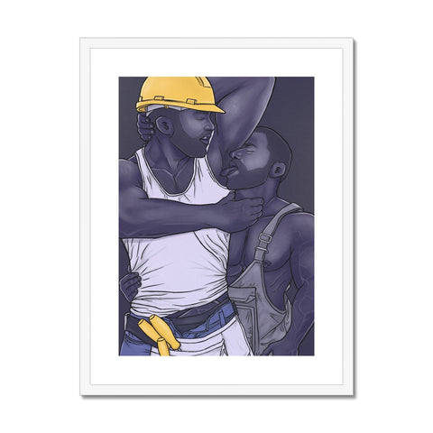 Hard At Work Framed & Mounted Print