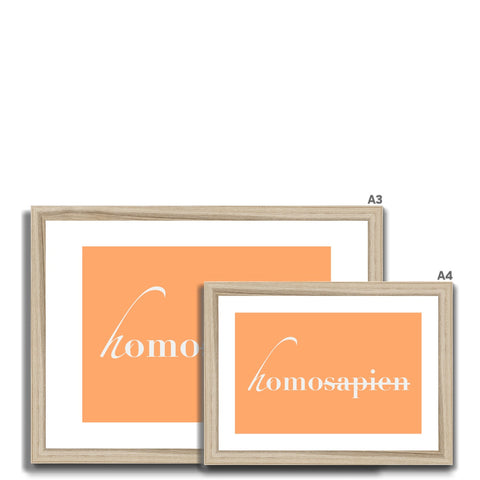 homosapiens Framed & Mounted Print