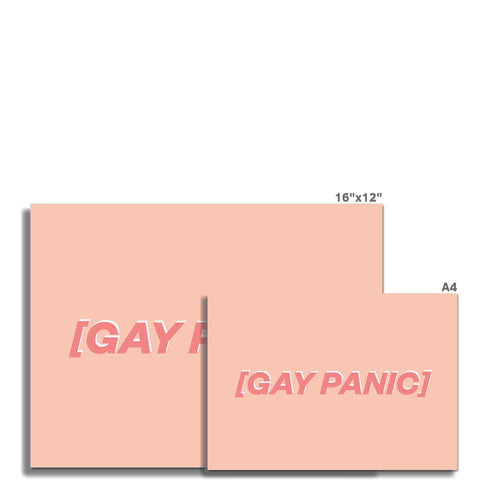 Gay Panic Fine Art Print