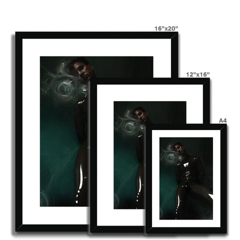 rub me. Framed & Mounted Print