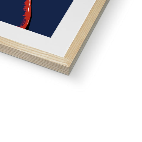 Danny The Dude, Red Framed & Mounted Print