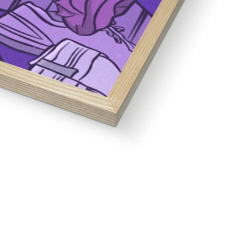 Lust At The Supermarket Framed Print