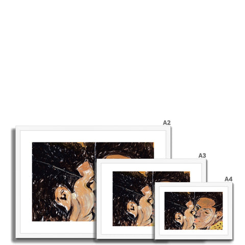Mirror Kiss Framed & Mounted Print