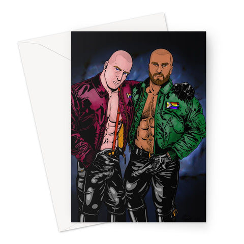 Skins & Pride - Vivid Greeting Card