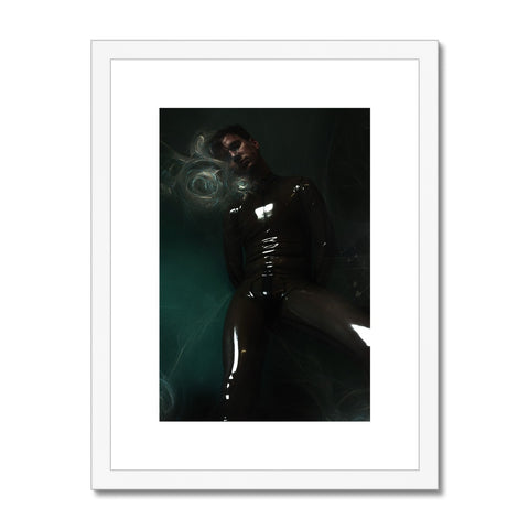 rub me. Framed & Mounted Print