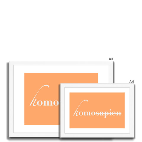 homosapiens Framed & Mounted Print