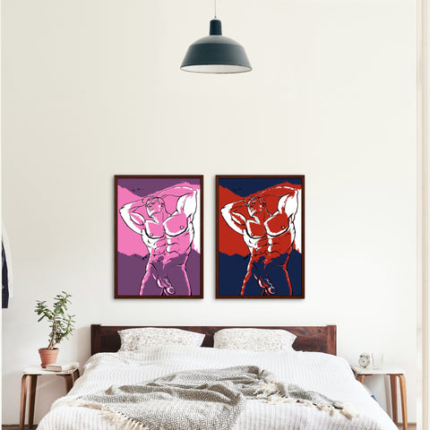 Danny The Dude, Pink Fine Art Print