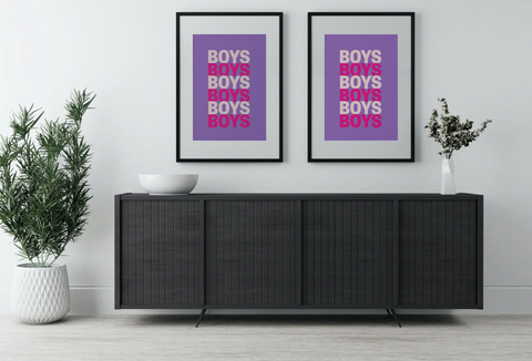 Boys Boys Boys Fine Art Print