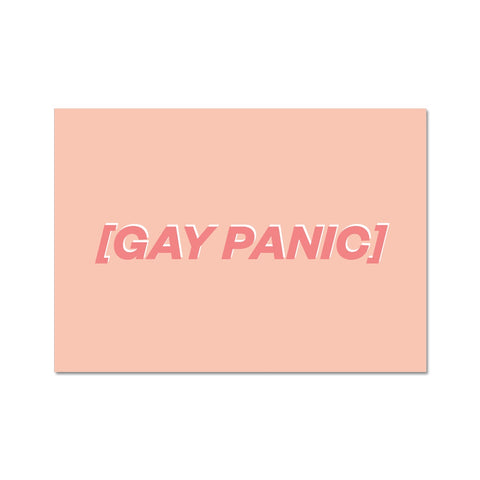Gay Panic Fine Art Print