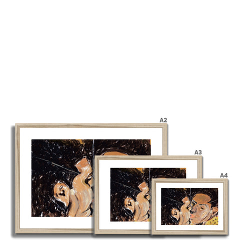 Mirror Kiss Framed & Mounted Print