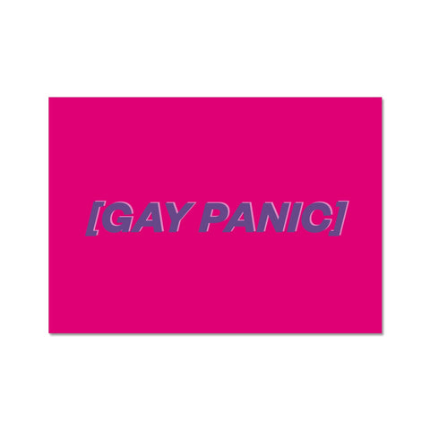 Gay Panic - Dark Fine Art Print