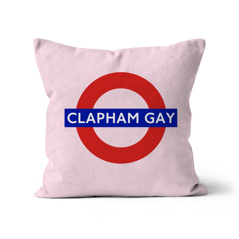 Clapham Gay - Pink Cushion