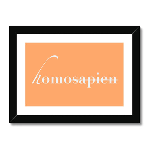 homosapiens Framed & Mounted Print