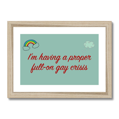 Heartstopper - Gay Panic Framed & Mounted Print